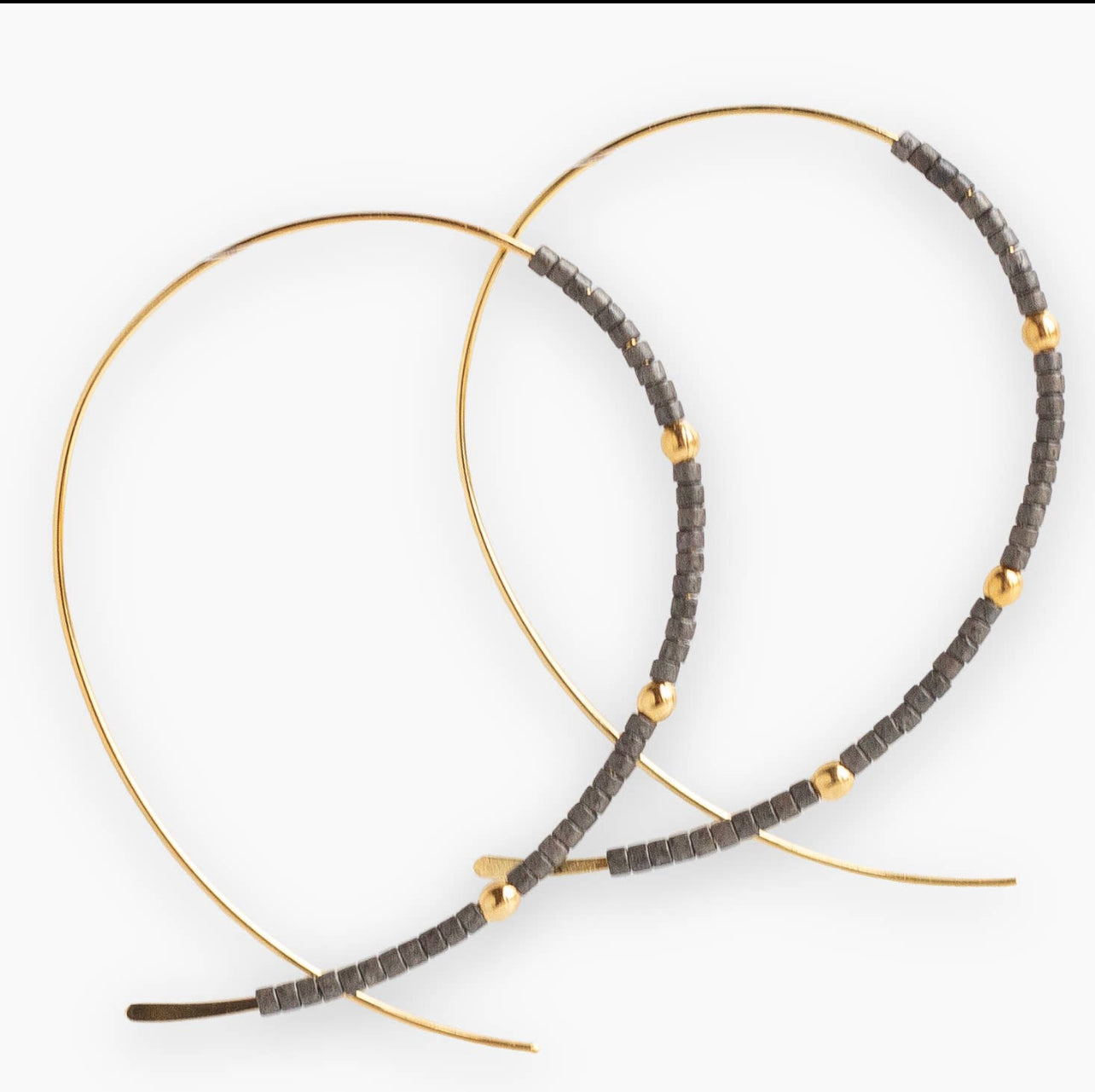 The Hazel - Glass Bead Earrings - Selene + Sol