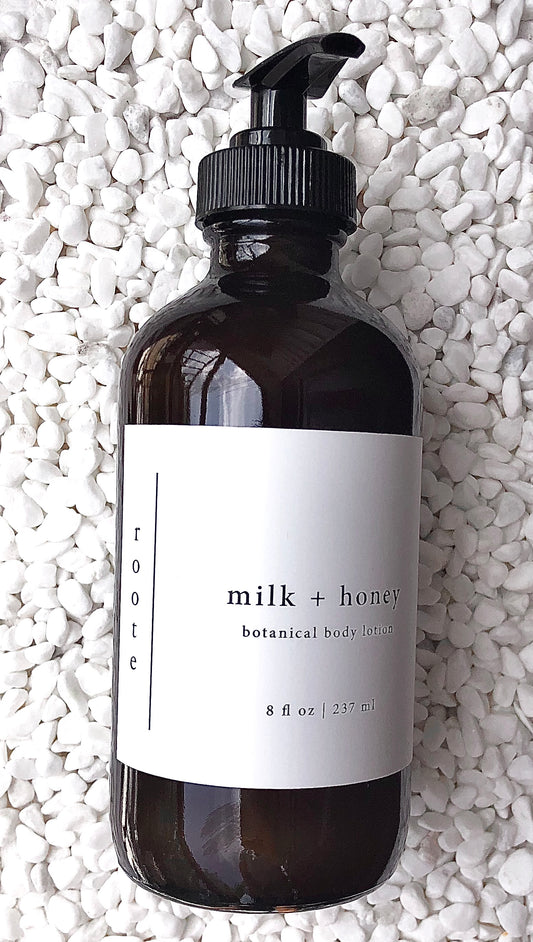 Botanical Body Lotion - Milk & Honey - Selene + Sol