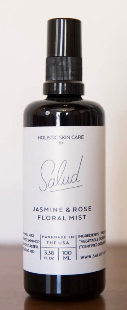 Ayurvedic Jasmine and Rose Floral Face Mist - Selene + Sol