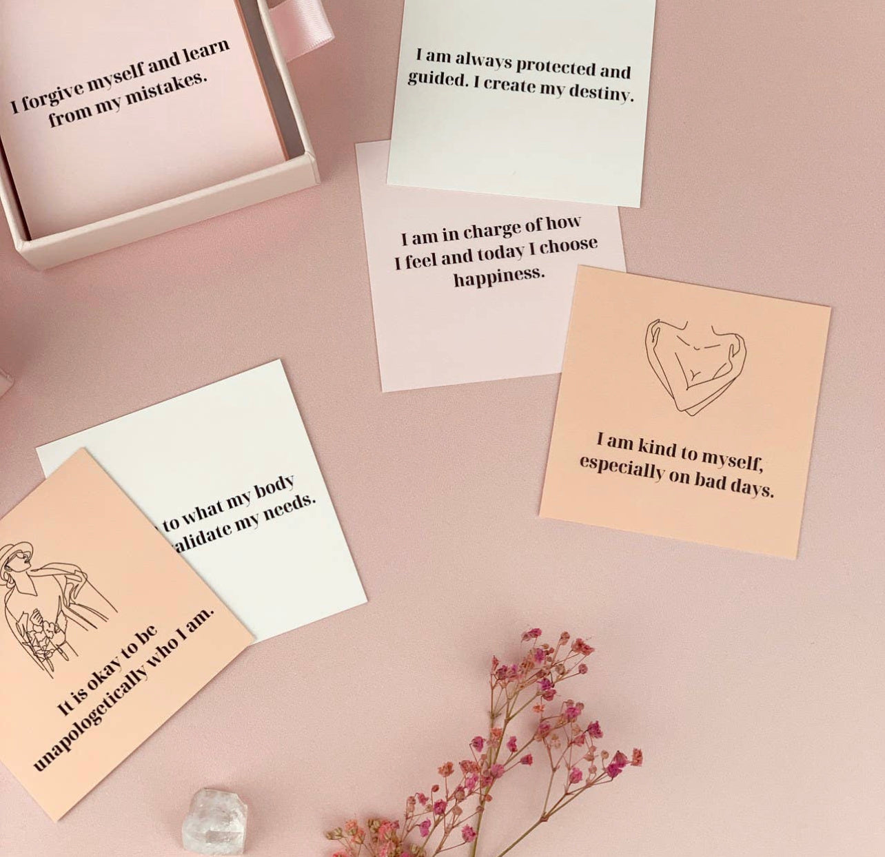 Self-Love Affirmation Cards - Selene + Sol