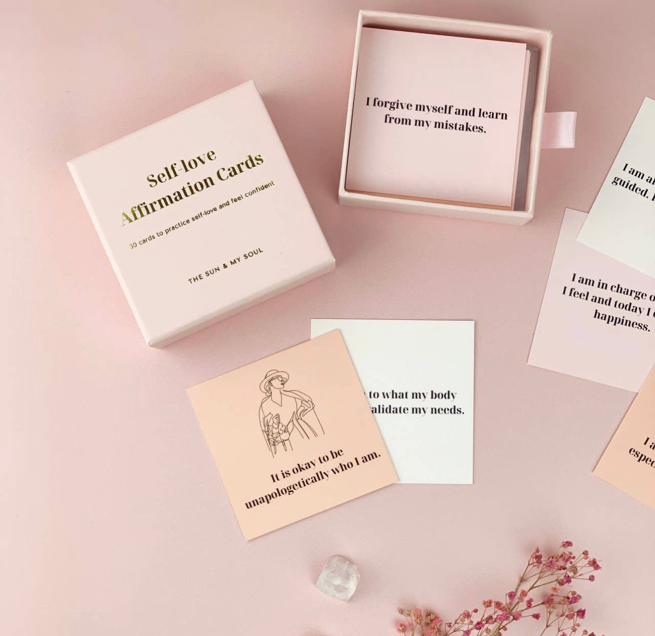 Self-Love Affirmation Cards - Selene + Sol