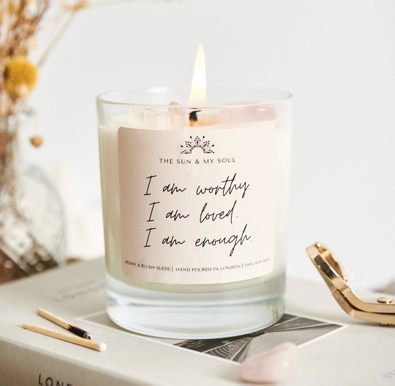 Self-Love Affirmation Candle - Selene + Sol